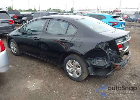 2013 Honda Civic Lx z USA, uszkodzony, nr VIN 2HGFB2F59DH301789